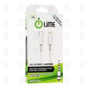 Καλώδιο USB-C σε Lightning “Long Connector” – Lime Successories (1m / 2m, έως 30W)