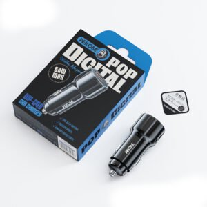 Wekome WP-C49 Pop Digital Φορτιστής Αυτοκινήτου 63W με USB-A & USB-C