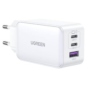 UGREEN Nexode 65W GaN Fast Charger με 2x USB-C & 1x USB-A – Power Delivery 3.0